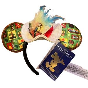 Walt Disney World 50th Anniversary Enchanted Tiki Room Mickey Mouse Ears NWT